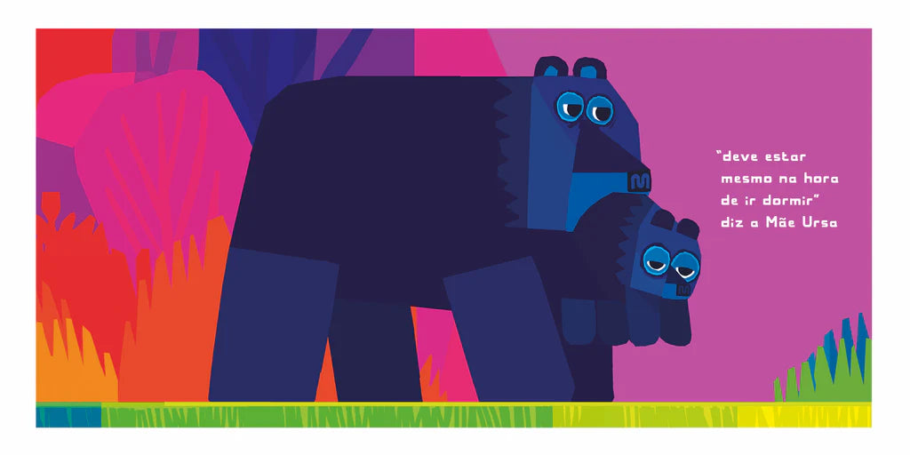 interior do livro infantil "Boa noite a todos" 