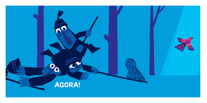 Exemplo do interior do Livro infantil  "Chiu! Temos um plano" 