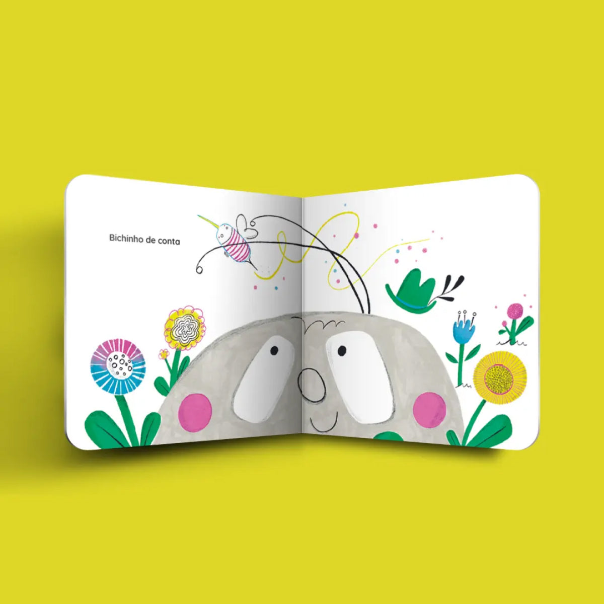 Exemplo do Interior do livro com a lengalenga Tradicional para Bebés "Bicho de conta"