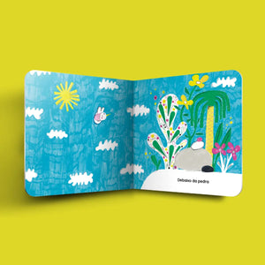 Interior do livro com a lengalenga Tradicional para Bebés "Bicho de conta"