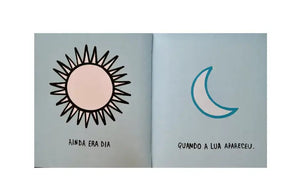 Interior do Livro infantil “Dia de Lua” que estimula a imaginação