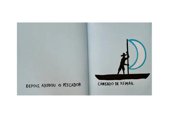 Interior do Livro infantil “Dia de Lua”