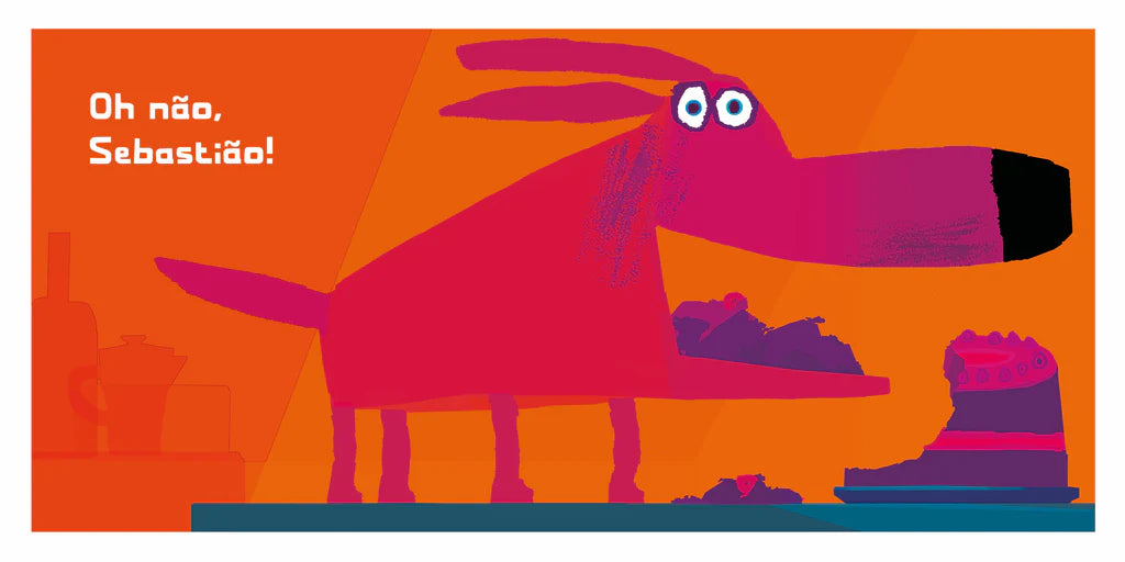 interior do livro "Oh não, Sebastião! " 