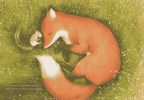 Exemplo do interior do livro infantil sobre amizade e inclusão "Um, dois, três" 