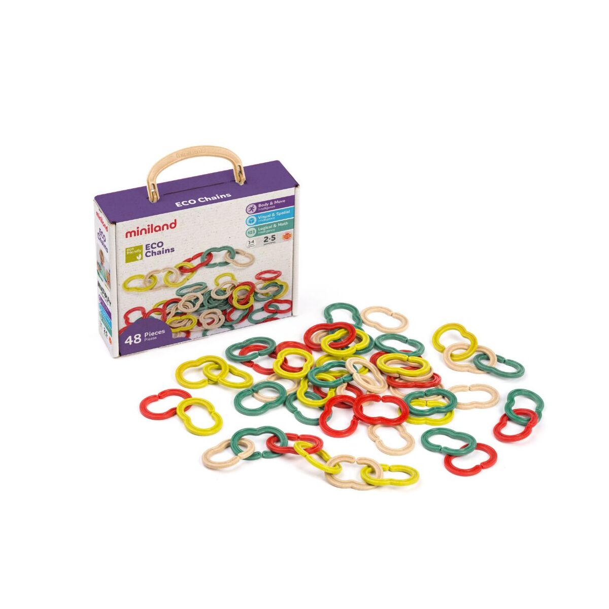 Elos Ecológicos para Encadear e Construir Correntes | Miniland