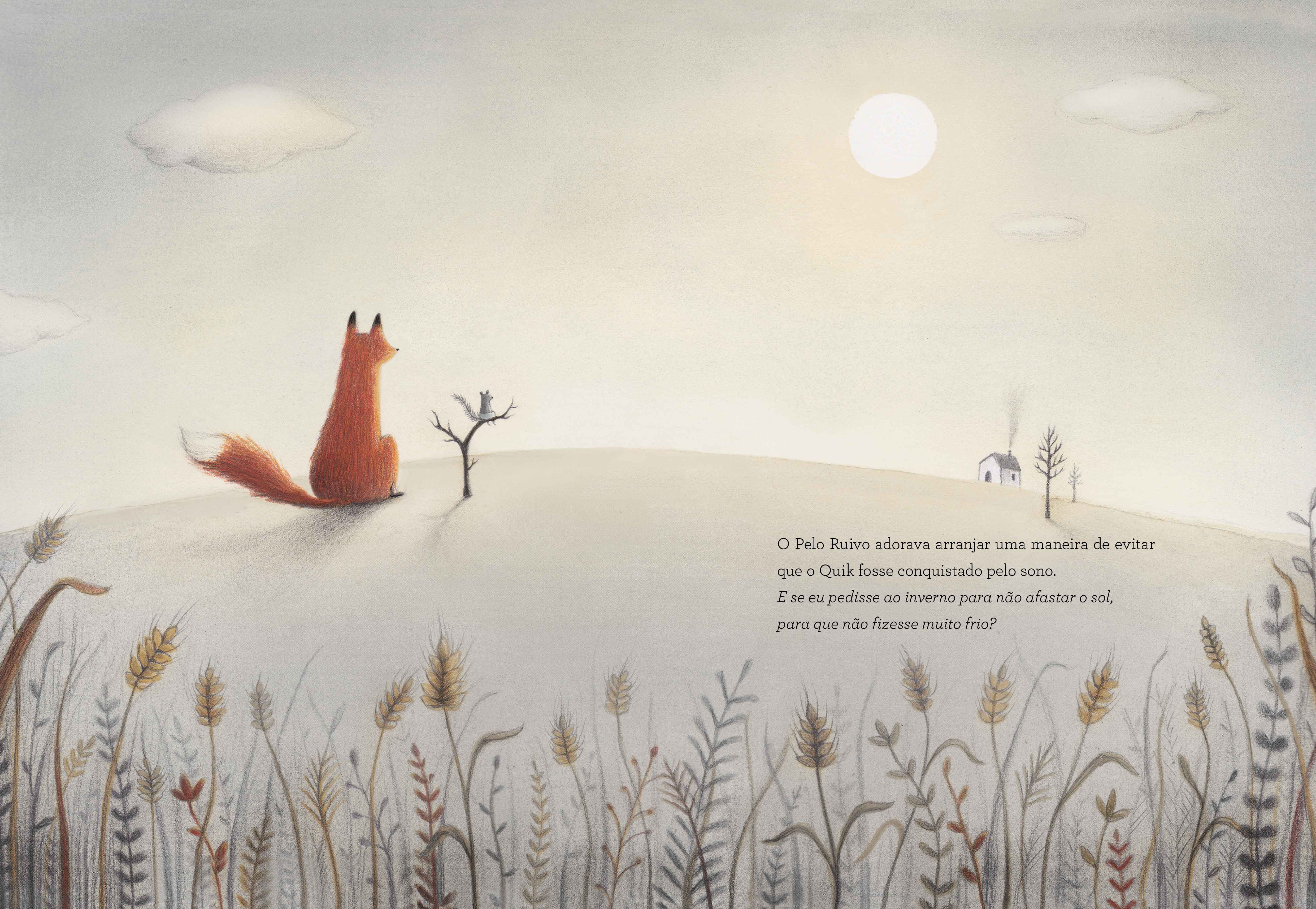 Interior do Livro infantil "Antes de dormir"