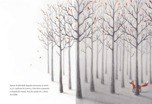 Exemplo do interior do Livro infantil sobre amizade e saudade "Antes de dormir"