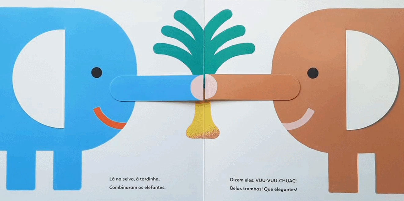Interior do Livro Infantil sobre Afeto e Carinho "Beijos" 