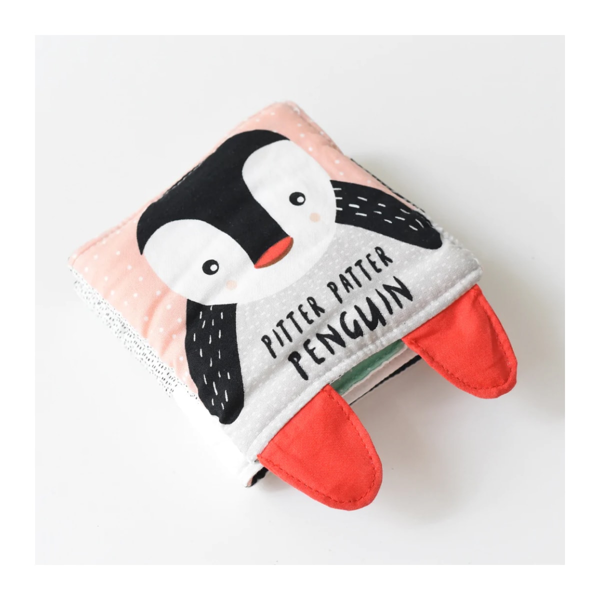 Livro de tecido para bebé - Pitter Patter Penguin