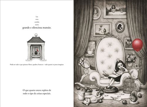 Interior do livro Infantil sobre Amizade "Lea e o Elefante"