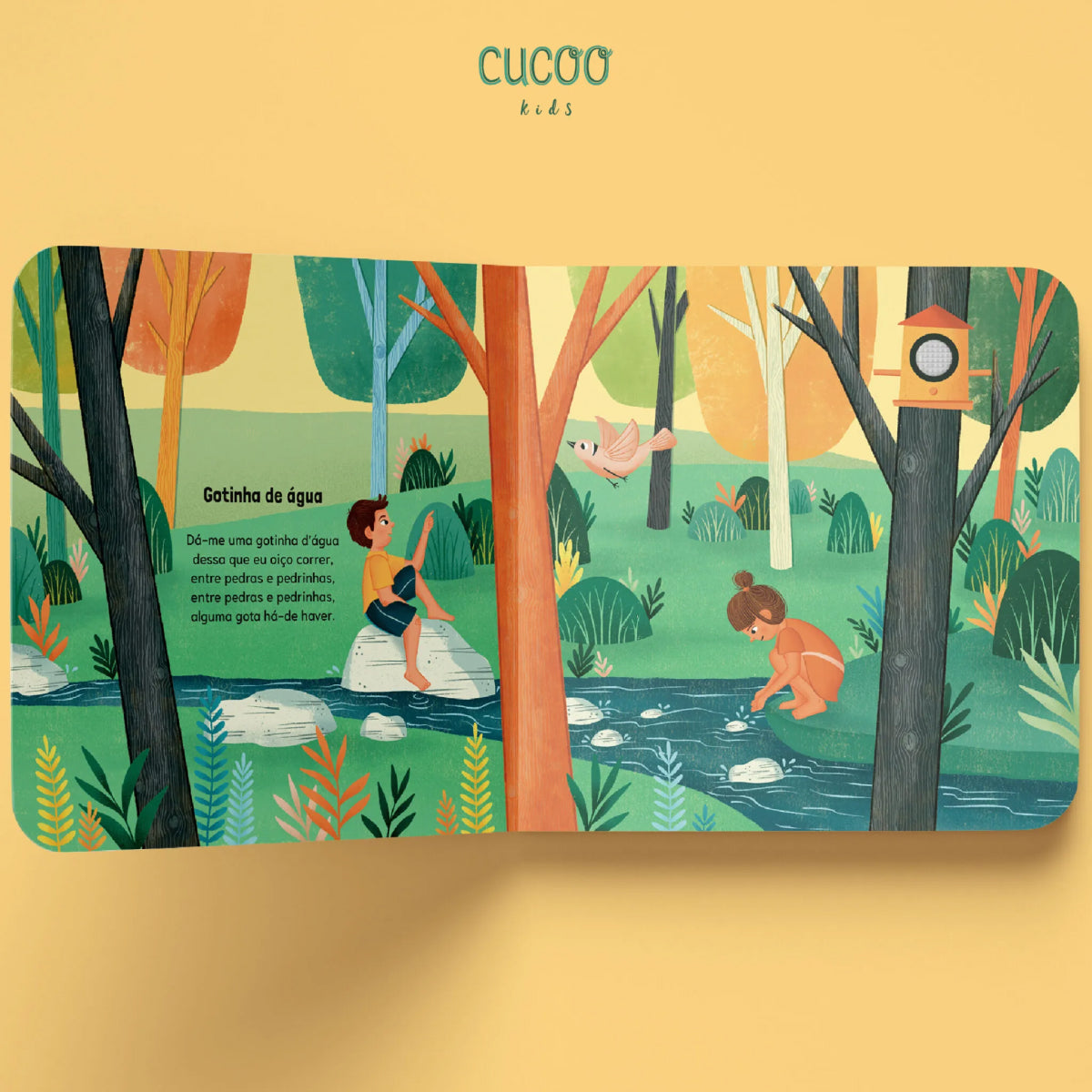 Música "gotinha de água" no livro "Olaré" - um Livro Musical Infantil com Canções Tradicionais Portuguesas