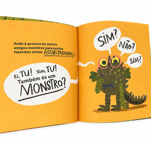 Tu És um Monstro? é um livro infantil sobre monstros, emoções e imaginação