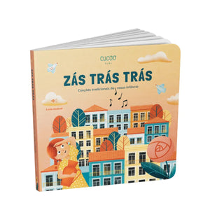 "Zás trás trás" - Livro Musical Infantil com Canções Tradicionais Portuguesas