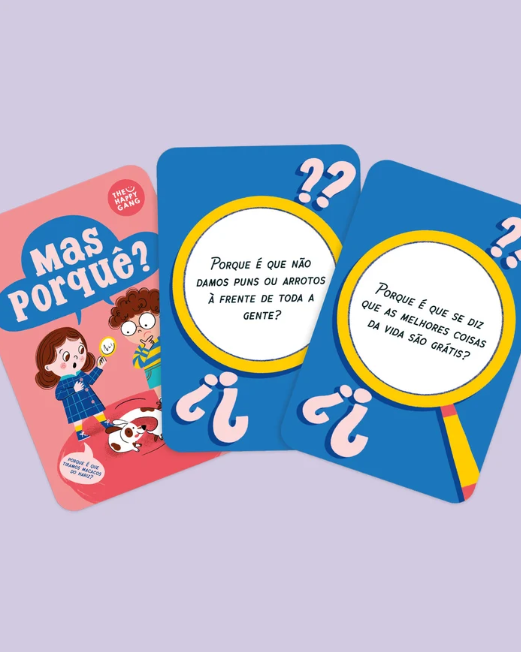 "Mas Porquê?" é um jogo de Cartas de Imaginação e Criatividade