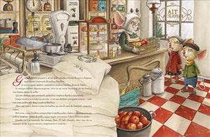 Interior do livro infantil "Natal com a Tia Josefina" 