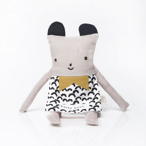 Peluche para bebé em forma de Urso interativo e 100% algodão orgânico
