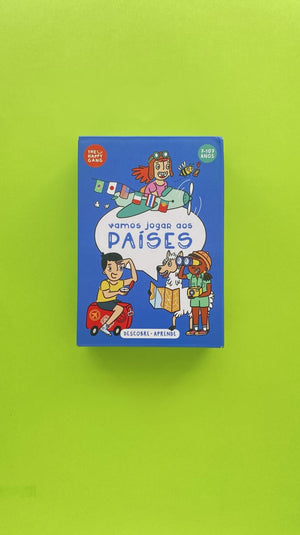 Vídeo ilustrativo de como se joga ao jogo sobre paises do mundo "vamos jogar aos paises" da marca The happy gang