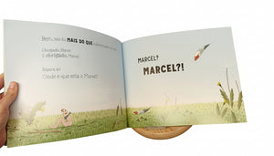 exemplo de página do livro sobre tamanhos "Quem comeu o Steve?"