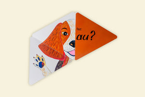 interatividade do Livro sobre animais " Quem Faz…? "