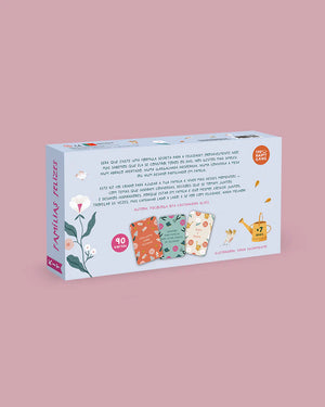  Verso da Caixa do Jogo "Kit Famílias Felizes" para Fortalecer os Laços Familiares da The Happy Gang