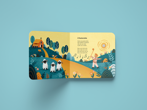 Musica "o pastorinho" no livro "Zás trás trás" - um livro Musical Infantil com Canções Tradicionais Portuguesas